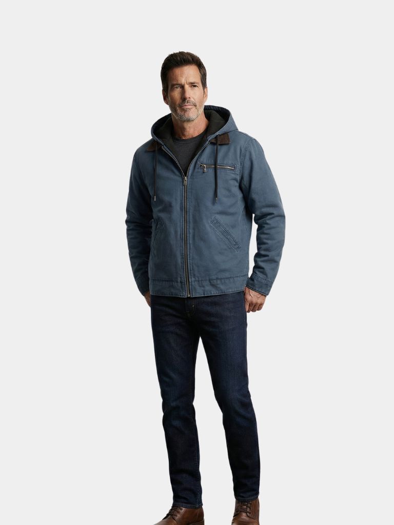 Essential Hooded Work Jacket - Cross & Crown