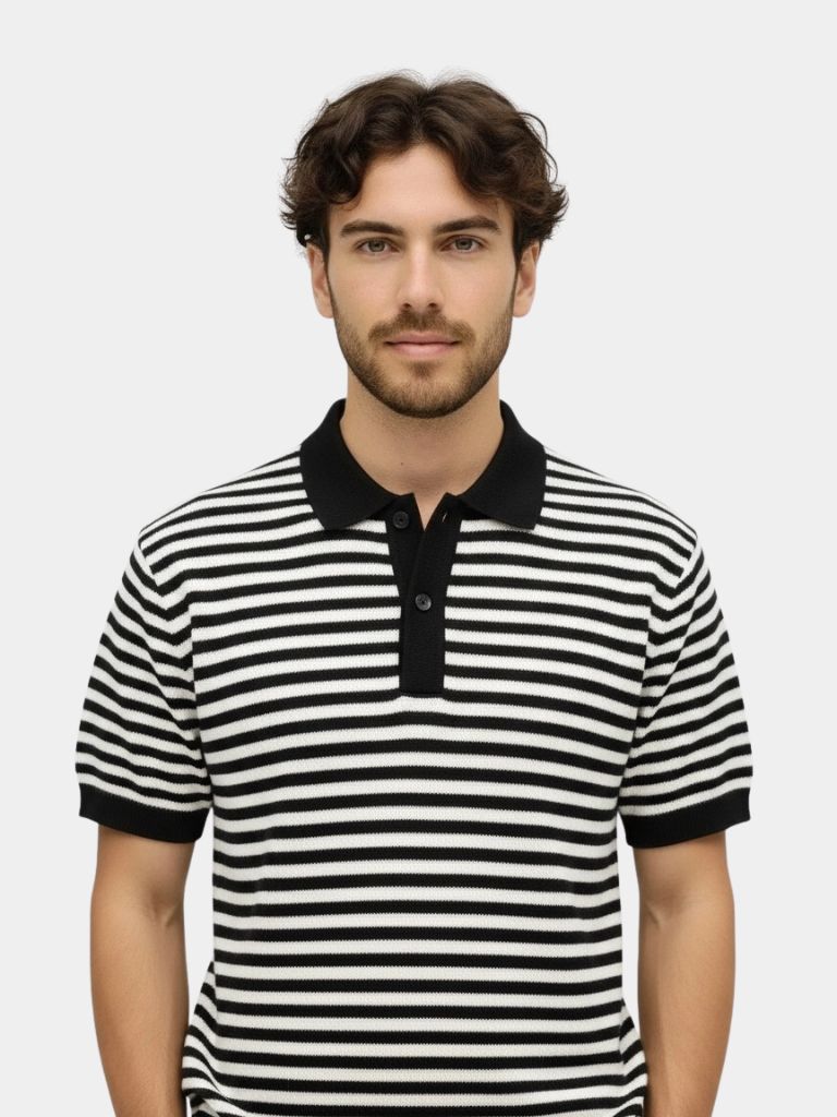 Stripe Class Polo - Cross & Crown