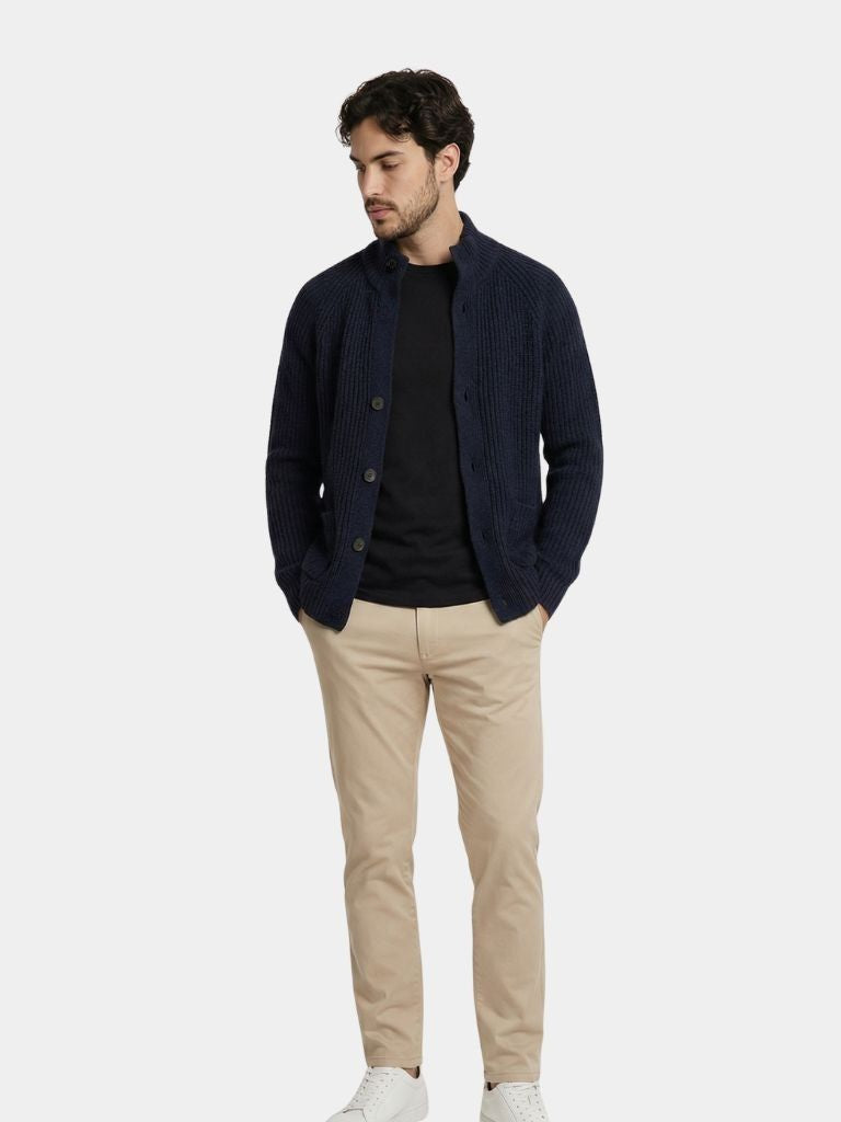 Classic Heritage Botton Knit Jacket - Cross & Crown