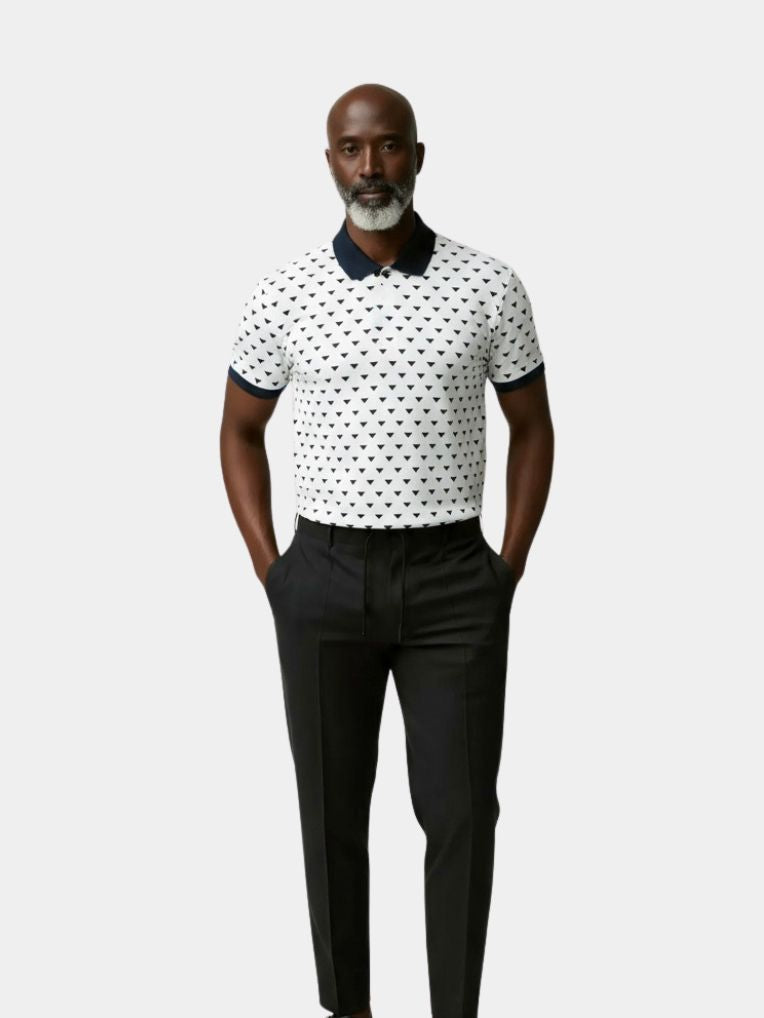 Belmont Navy Polo - Cross & Crown