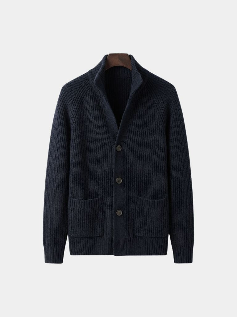 Classic Heritage Botton Knit Jacket - Cross & Crown