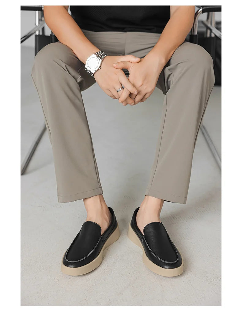 High Quality Men's Loafers Soft Suede Slip-on Shoes Man Flats Lightweight Comfortable Driving Shoes For Man Summer Casual Shoes