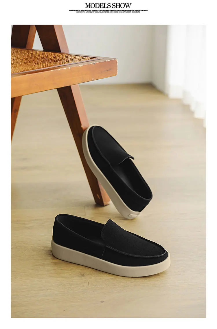 High Quality Men's Loafers Soft Suede Slip-on Shoes Man Flats Lightweight Comfortable Driving Shoes For Man Summer Casual Shoes