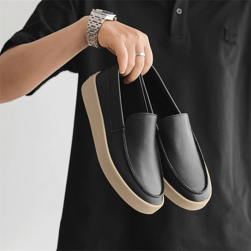High Quality Men's Loafers Soft Suede Slip-on Shoes Man Flats Lightweight Comfortable Driving Shoes For Man Summer Casual Shoes