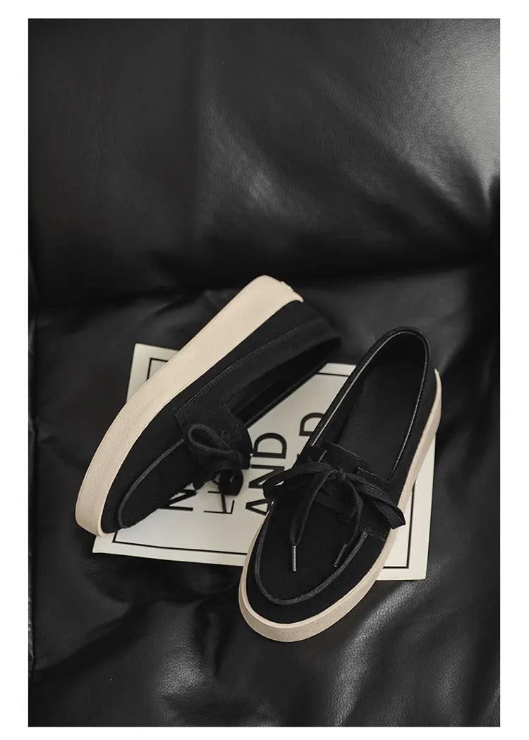 High Quality Men's Loafers Soft Suede Slip-on Shoes Man Flats Lightweight Comfortable Driving Shoes For Man Summer Casual Shoes