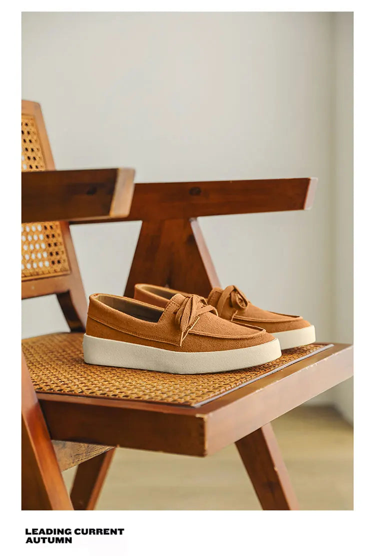 High Quality Men's Loafers Soft Suede Slip-on Shoes Man Flats Lightweight Comfortable Driving Shoes For Man Summer Casual Shoes