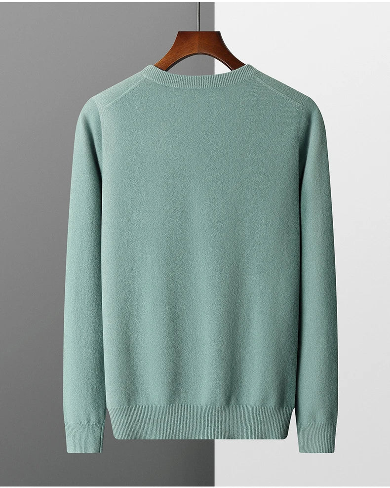 Ashbourner Classic V-Neck Cashmere Jumper