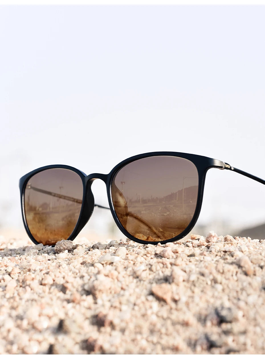 CAPONI Men Sunglasses Photochromic β Titanium Leg TR Frame Vintage Outdoor Eye Glasses Night Vision  Male Sun Glasses BSYS520