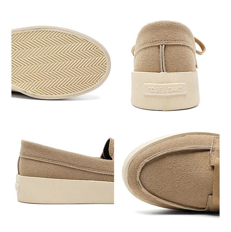 High Quality Men's Loafers Soft Suede Slip-on Shoes Man Flats Lightweight Comfortable Driving Shoes For Man Summer Casual Shoes