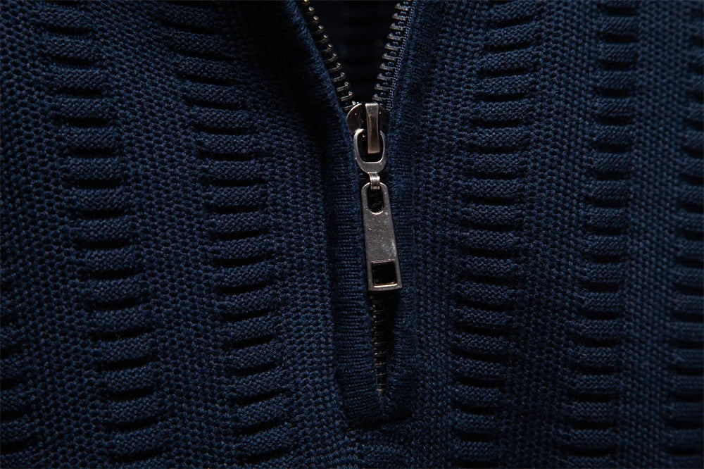 AIOPESON Luxury Striped Pullover Men Old Money Style Cotton Knitwear Thick Warm Crew Neck Winter Social Sweater Male