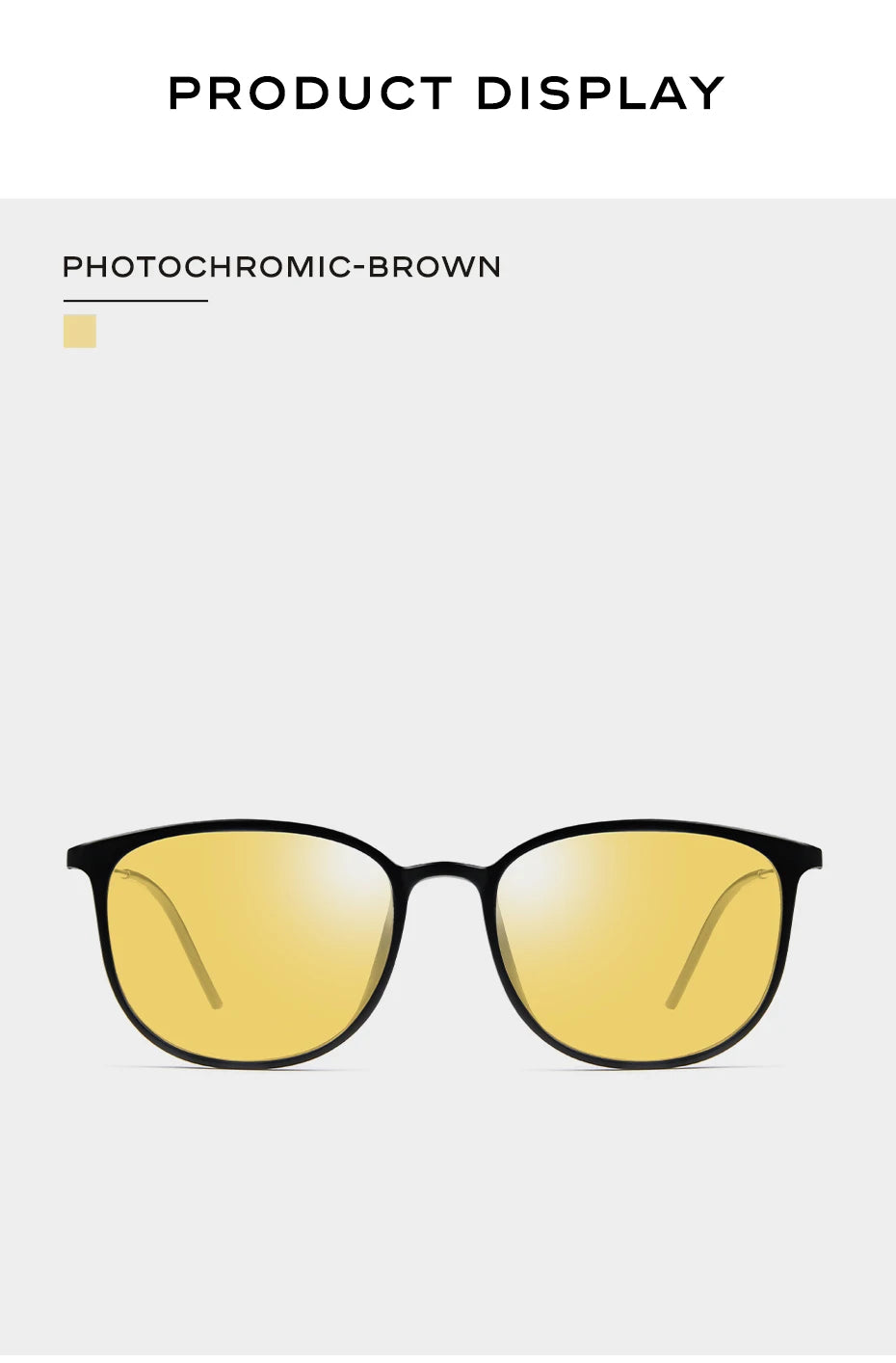 CAPONI Men Sunglasses Photochromic β Titanium Leg TR Frame Vintage Outdoor Eye Glasses Night Vision  Male Sun Glasses BSYS520