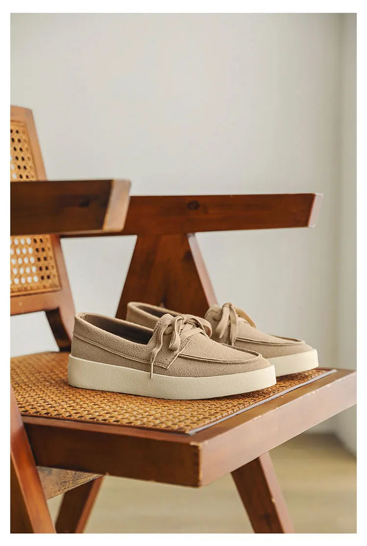 High Quality Men's Loafers Soft Suede Slip-on Shoes Man Flats Lightweight Comfortable Driving Shoes For Man Summer Casual Shoes