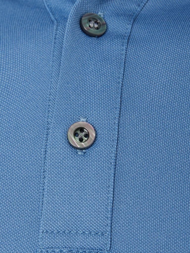 Azure Classic Polo – Cross & Crown