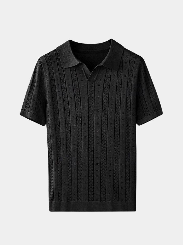 Classic Fit Business Polo Shirt - Cross & Crown