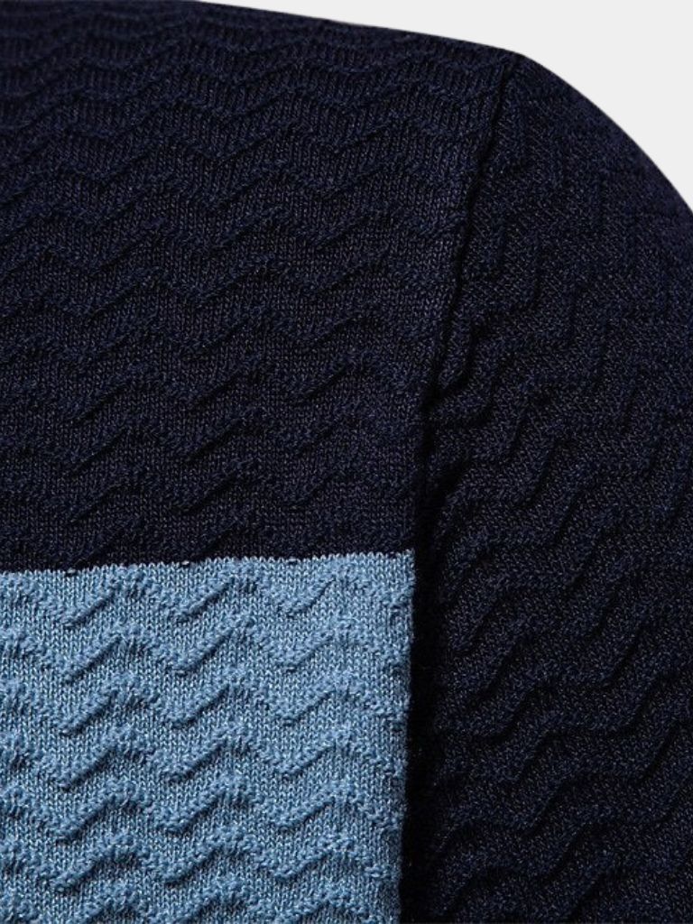 Classic Fit Quarter Zip Business Casual Short Sleeves Polo - Cross & Crown