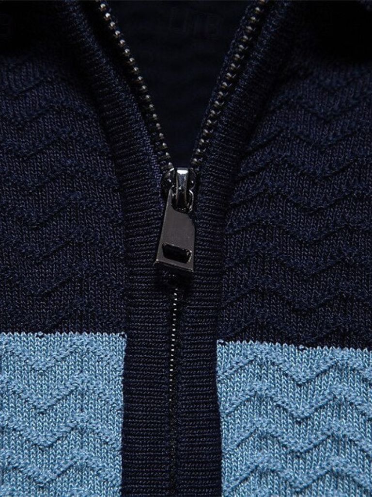 Classic Fit Quarter Zip Business Casual Short Sleeves Polo - Cross & Crown