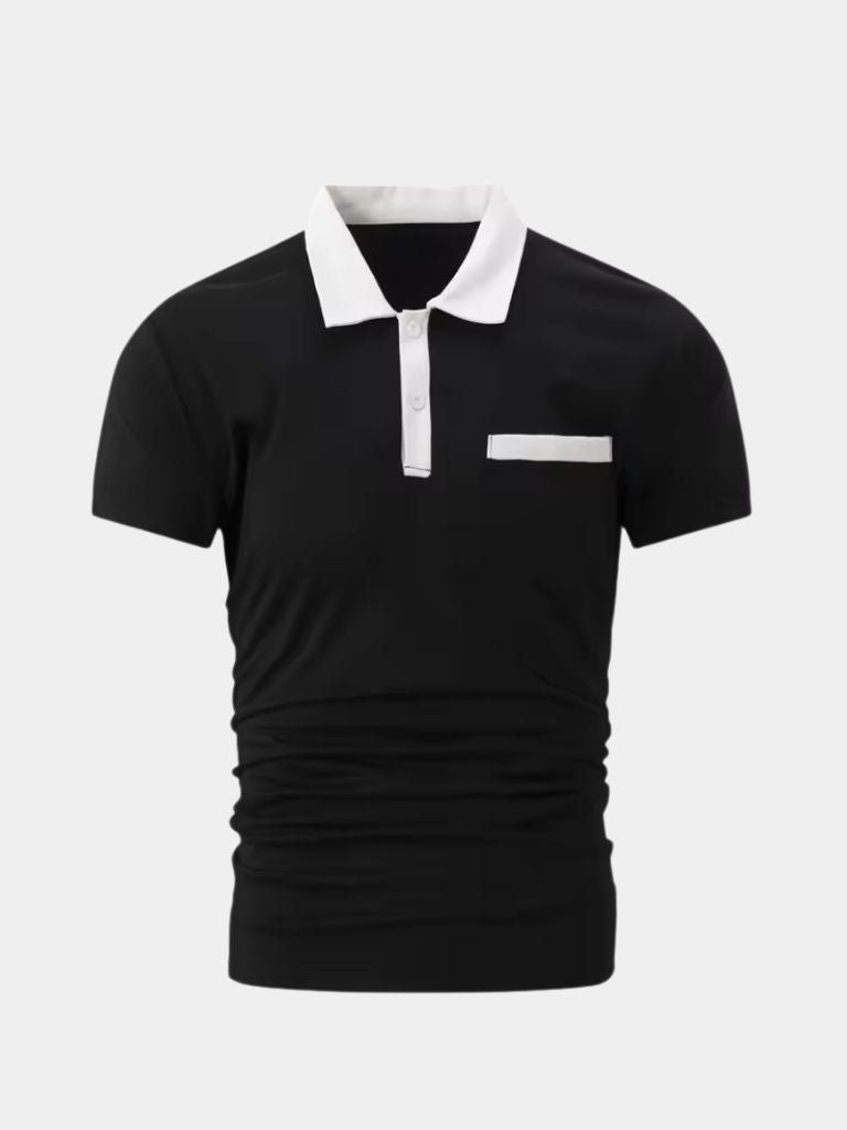 Elegant Golf Polo Shirt - Cross & Crown