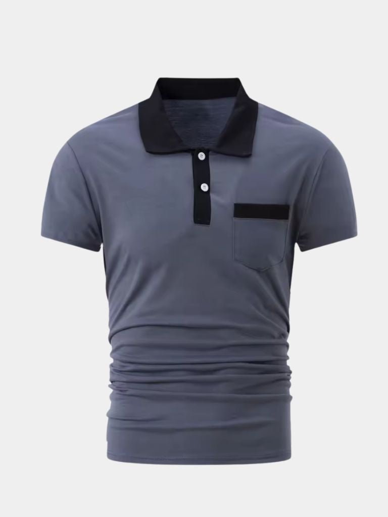 Elegant Golf Polo Shirt - Cross & Crown