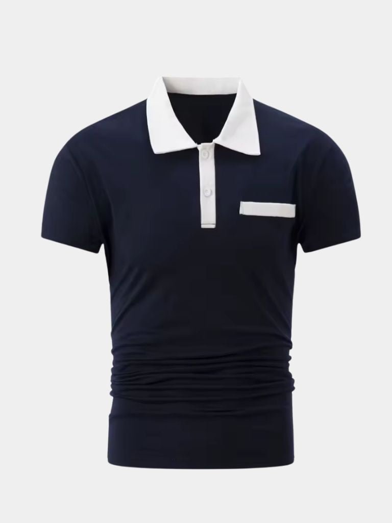 Elegant Golf Polo Shirt - Cross & Crown