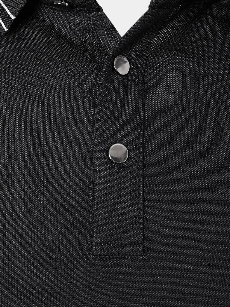 Obsidian Trim Polo – Cross & Crown
