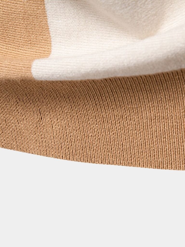 Retro Stripe Polo – Cross & Crown