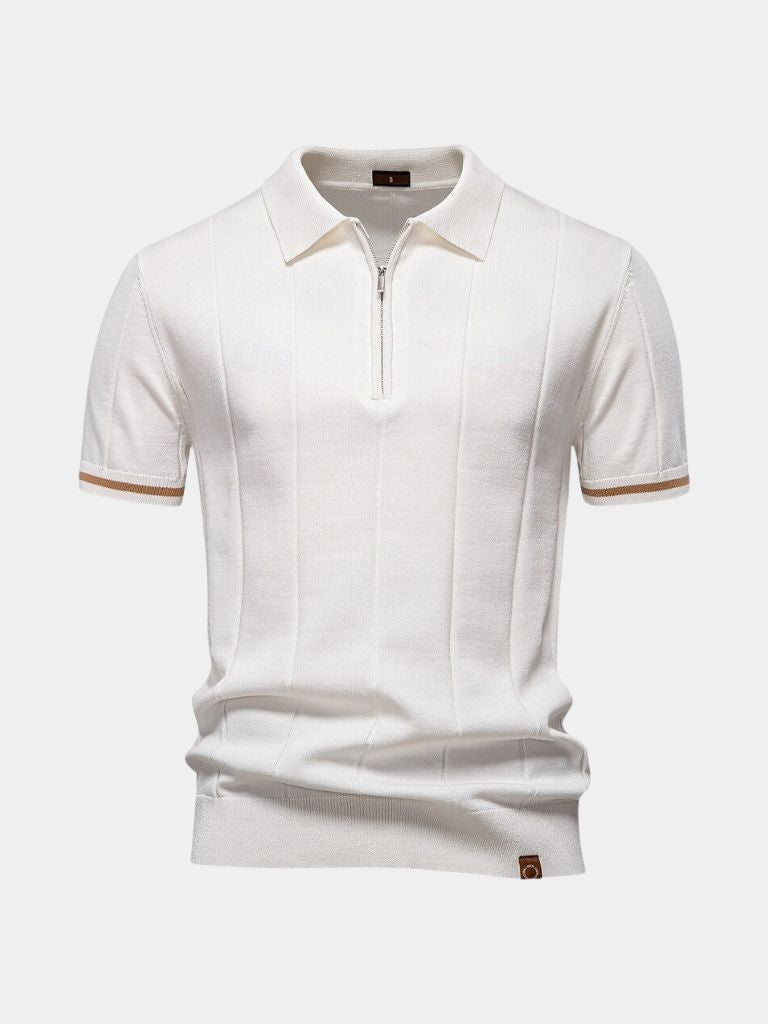 Royal Zip Polo – Cross & Crown
