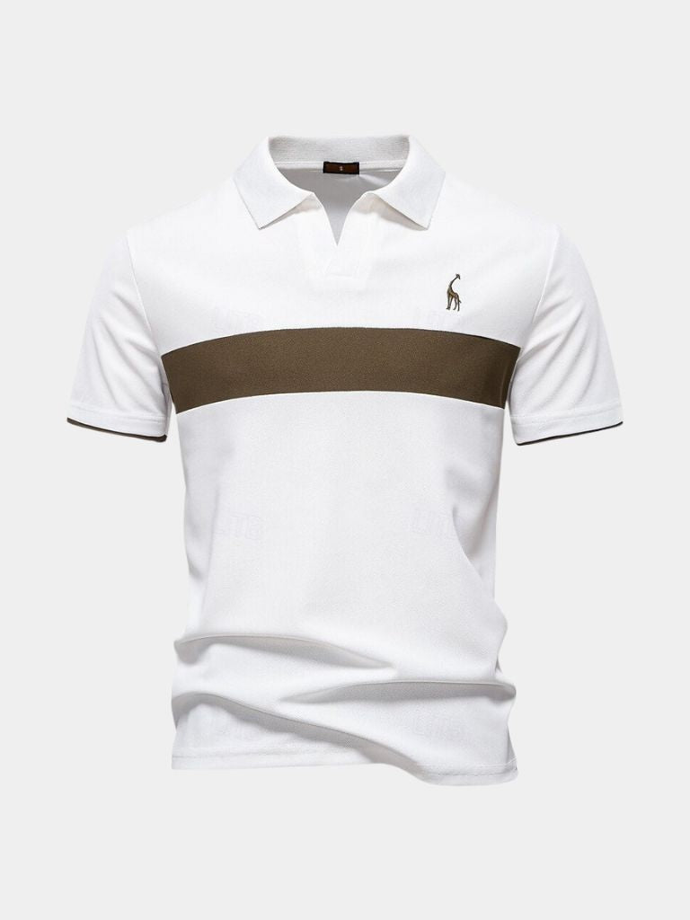 Savanna Stripe Polo – Cross & Crown
