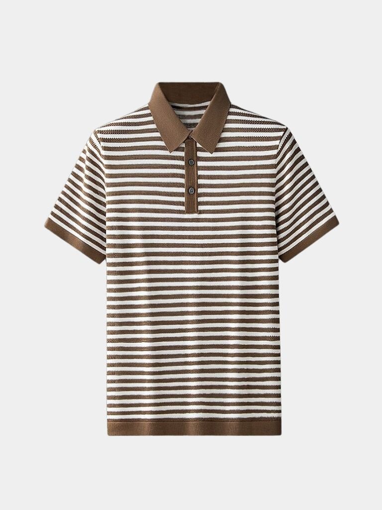 Stripe Class Polo - Cross & Crown