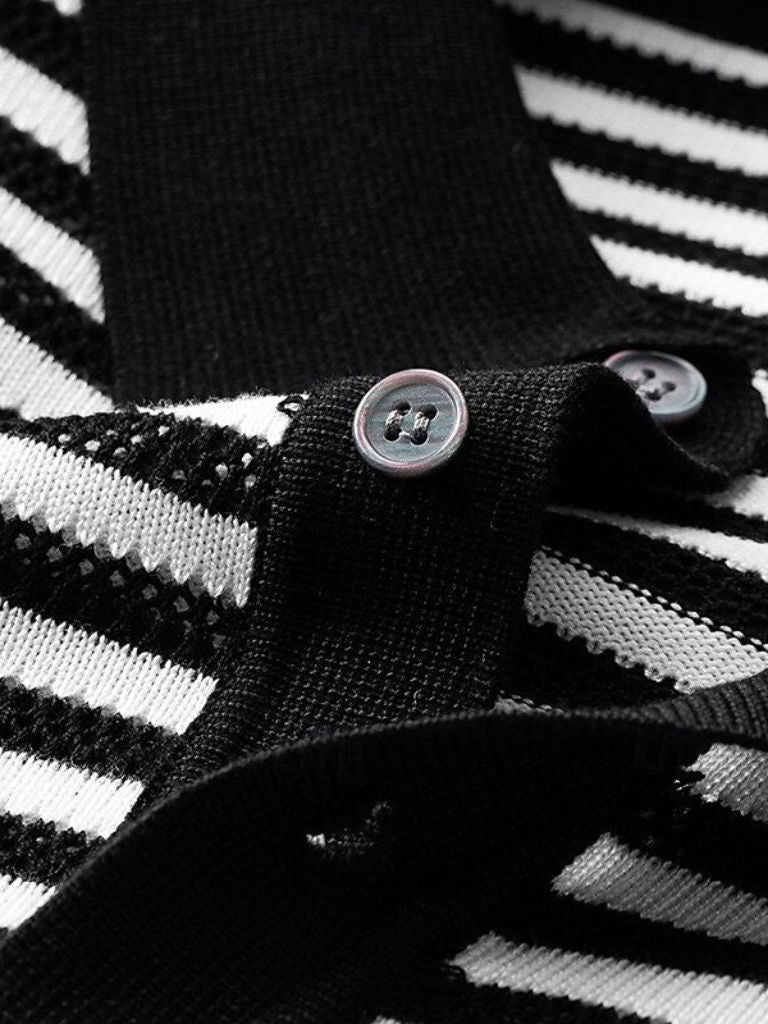 Stripe Class Polo - Cross & Crown