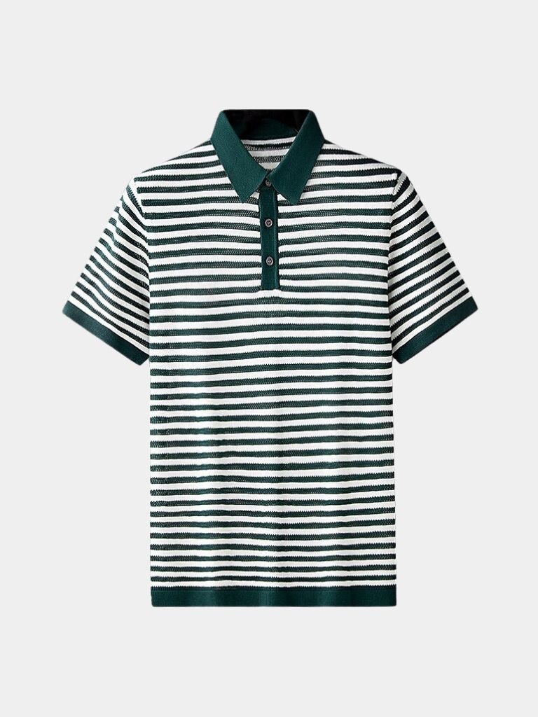 Stripe Class Polo - Cross & Crown